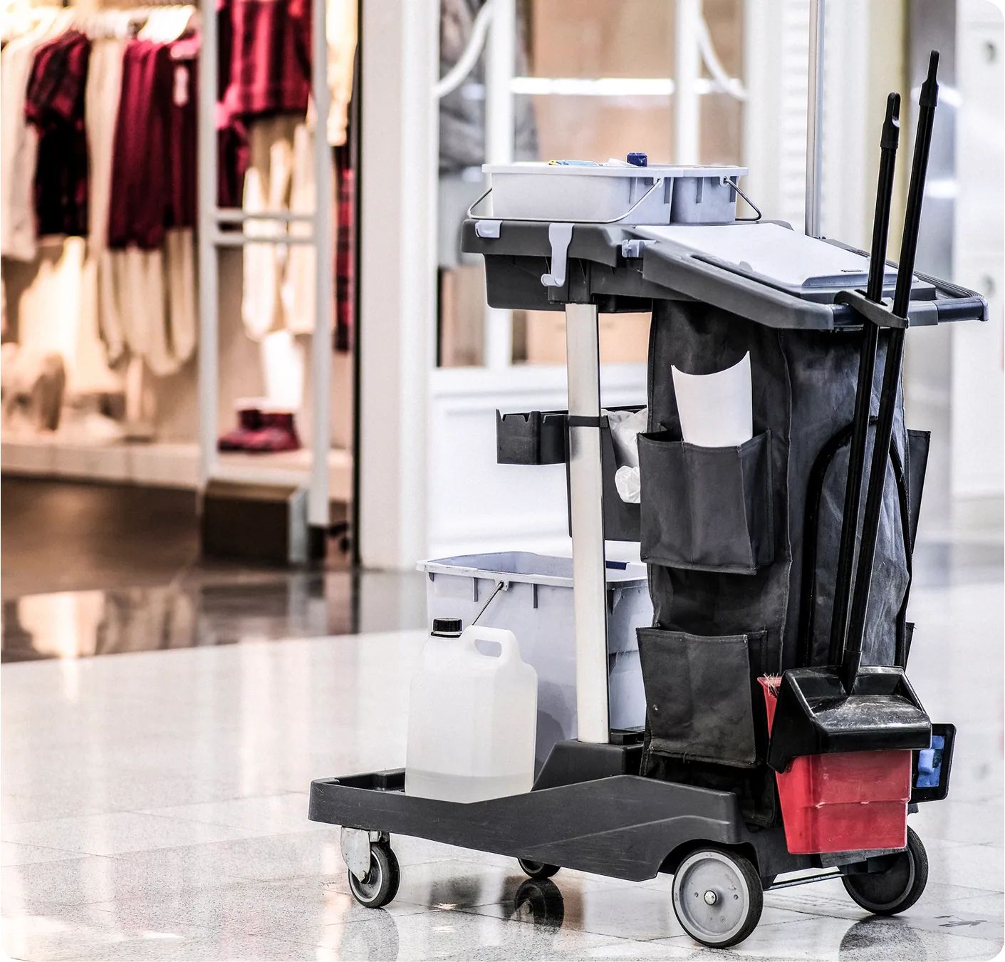 Reinigung für Geschäfte und Einzelhandel in Berlin - VON HOEFER Facility Services GmbH