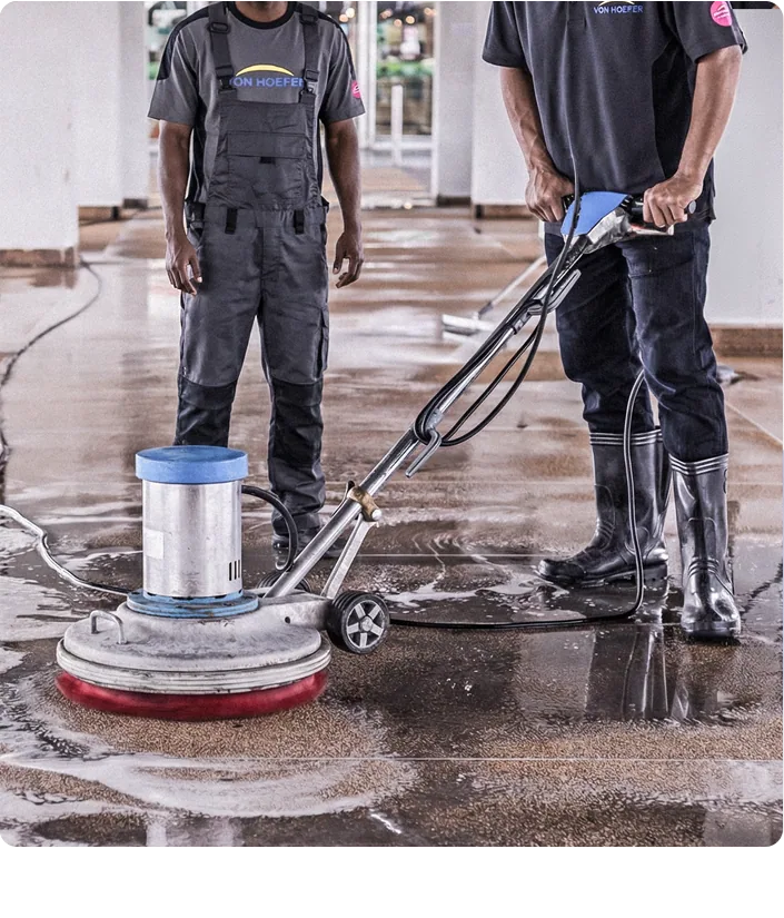 Steinreinigung - VON HOEFER Facility Services GmbH