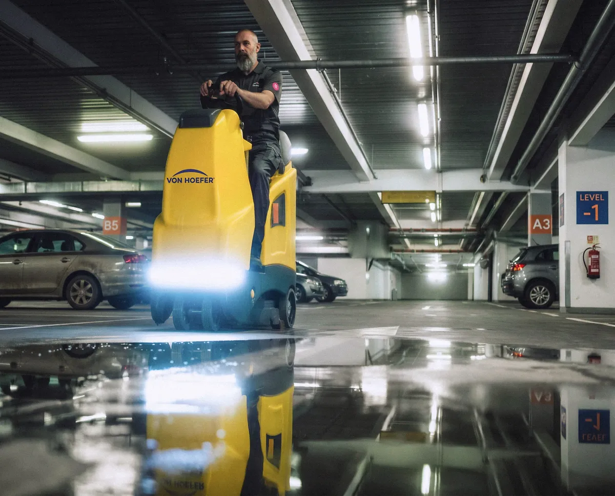 Parkhausreinigung in Berlin - VON HOEFER Facility Services GmbH